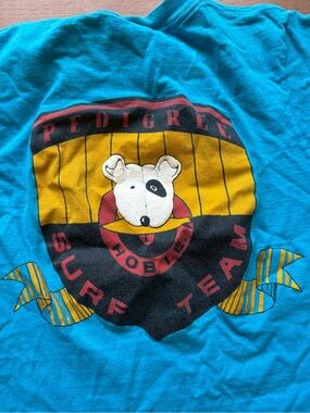 Vintage Hobie T Shirt Small Surf Dog Club Single Stitch Tee 80s Beach Shore